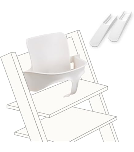 トリップトラップ ベビーセット ホワイト ベージュ ストッケ(STOKKE)｜トリップトラップ｜チェア＆ベビーセット｜ホワイト